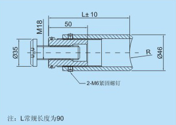 Z01幕墙转接件的CAD尺寸图