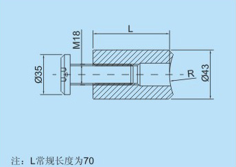 Z04的幕墙转接件CAD尺寸图