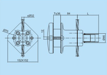 免开孔驳接件JJ-132CAD