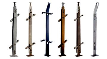 不锈钢立柱底部固定流程