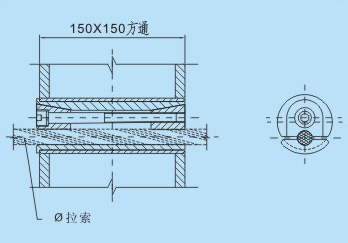 不锈钢拉索夹具结构图